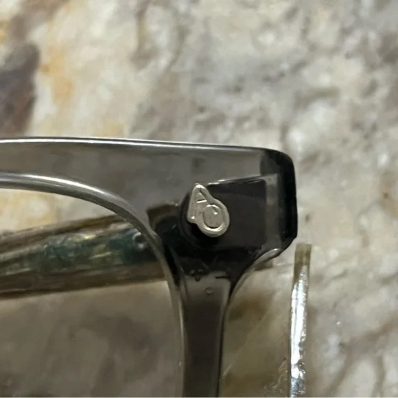 American Optical Vintage Safety Eyeglasses circa 50s Rare Find Sz 48 Frame USA